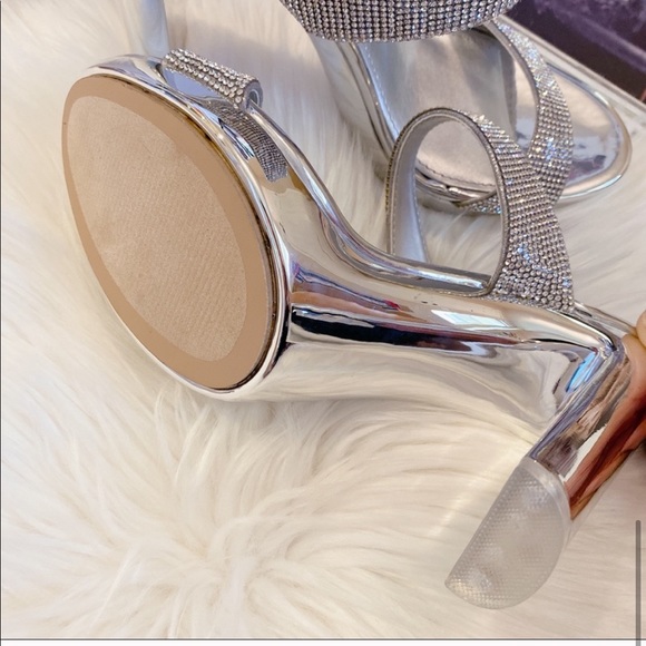 Steve Madden Glassy Rhinestones Platform Sandal - Picture 9 of 13